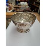 Silver embossed small bowl