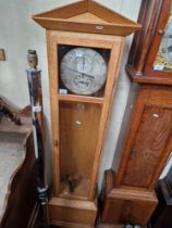 A mid 20th century oak cased Granddaughter clock.
