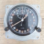 A Smith & Son MK IIIB military aircraft clock. Condition - appears in working order, however not