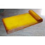 A Carvacraft butterscotch bakelite note pad holder. Approx 430g