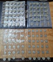 A file of assorted GB coins to include silver coins etc.