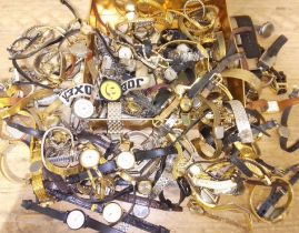 A large quantity of assorted wristwatches.