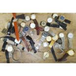 A quantity of assorted wristwatches.