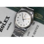 A Rolex Oyster Speedking stainless wristwatch, ref. 6430, case width 29mm, with box and papers.