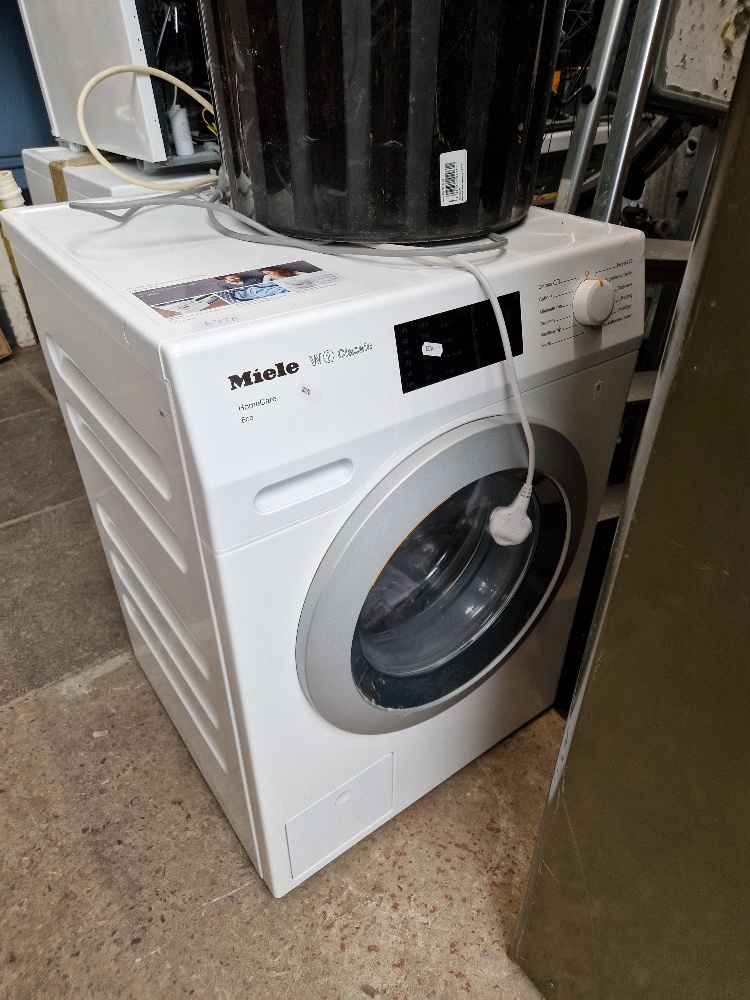 A Miele W1 Classic washing machine.