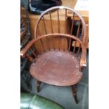 A 20th century Windsor chair.