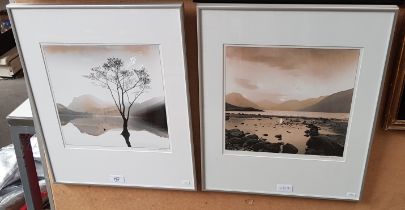 David Herrod (British, b.1936), pair of signed photographic prints, Lake District scenes, both