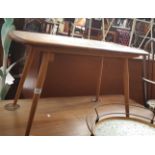 A mid 20th century Ercol light elm coffee table. Length 72.5cm
