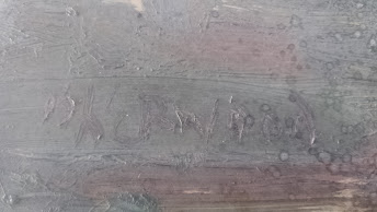 James Lawrence Isherwood (1917-1989), oil on board, Stonehenge, 40.5cm x 30.5cm, signed to lower - Image 3 of 4