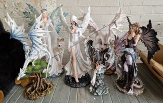 Nemesis Fantasy large figures - females, Dragons - 6 pieces