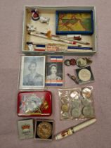 Small box of Queen Elizabeth 11 memorabilia