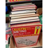 11 Haynes car manuals.