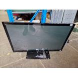 A 42" LG TV with remote.