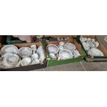 Royal Albert Brigadoon china approx. 70 pieces and a box of Dudson dinner ware