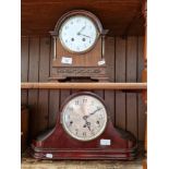 2 mantle clocks - as found