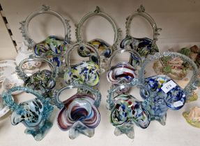 Art glass - 10 baskets