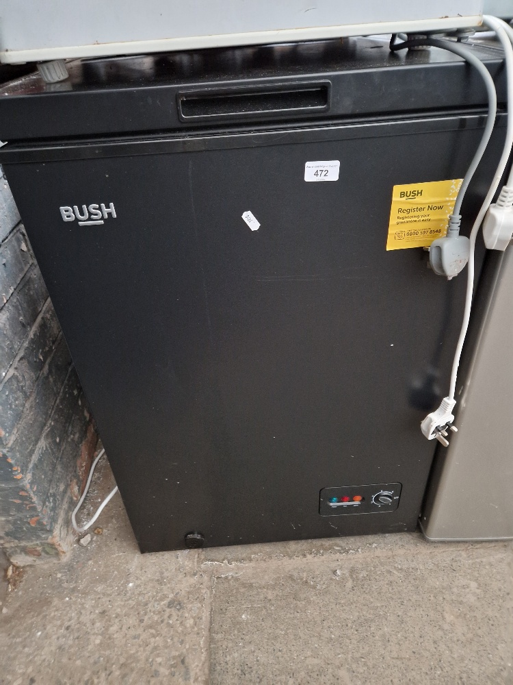 A Bush top loading freezer.