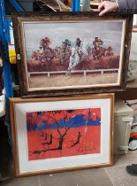 Rolf Harris (Australian, 1930-1923), 'Blue Shack in the Outback', signed limited edition print,