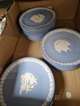 A set of 26 Wedgwood Christmas plates.