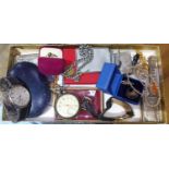 A mixed lot of jewellery and collectables including silver and watches etc.