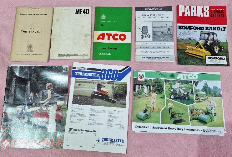 Two boxes of assorted ephemera including motoring, garden machinery, also including a Fighters - Image 8 of 10