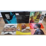 A group of seven Thelonious Monk LPs.