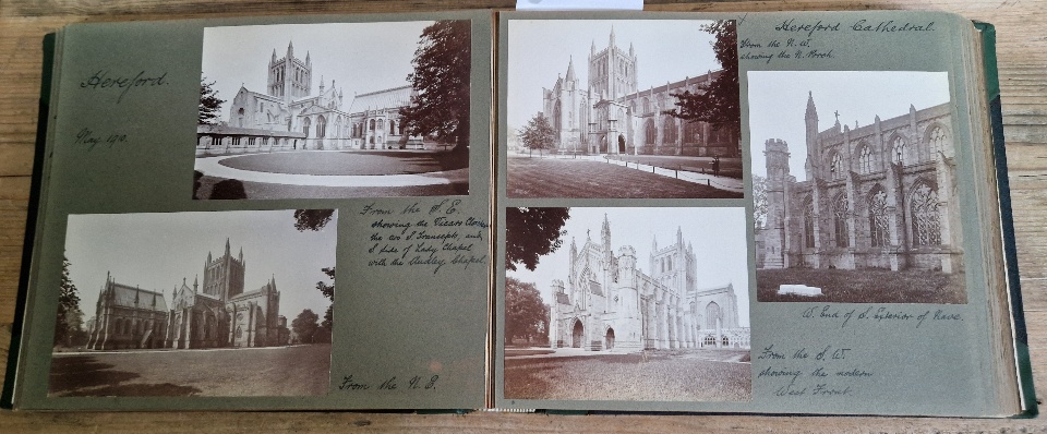 Six photograph albums containing architectural photographs of Cathedrals and churches, dating from - Image 12 of 63