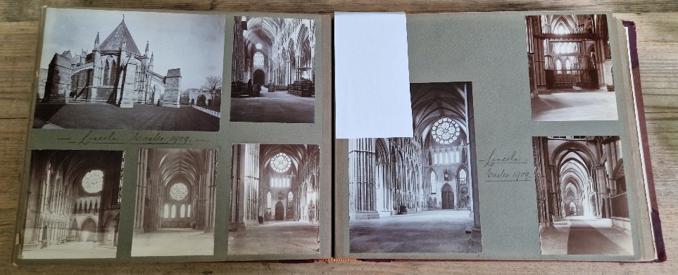 Six photograph albums containing architectural photographs of Cathedrals and churches, dating from - Image 43 of 63