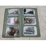 An early 20th century post card album, including local scenes of Chorley and surrounding....
