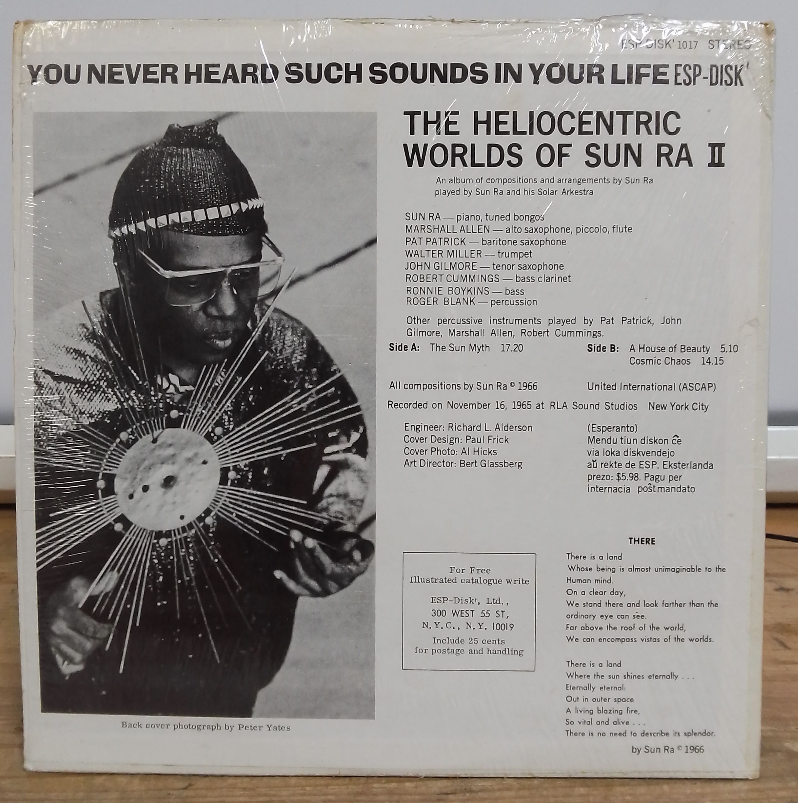 Two Sun Ra LPs: Astro Black, gatefold stereo LP, US 1973, Impulse AS-9255 and The Heliocentric - Image 8 of 8