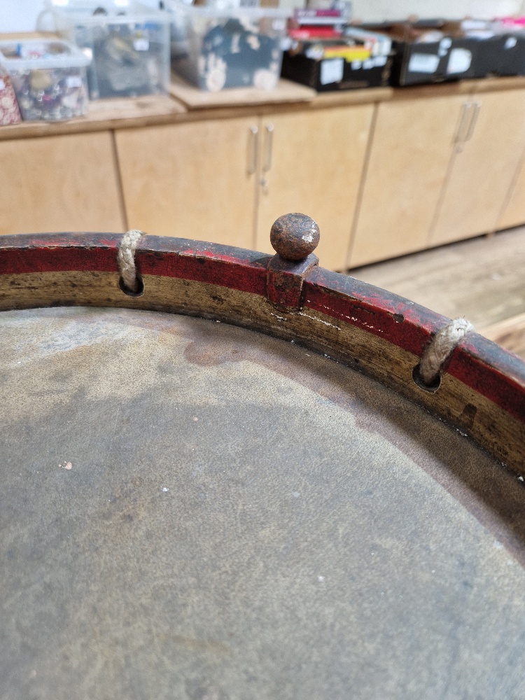 A 12th Battalion Duke of Cambridge's Own (Middlesex Regiment) military side drum. - Image 12 of 14