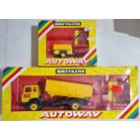 Two Britains diecast models comprising of a 9815 Tipper Truck & a 9840 Compressor, both in