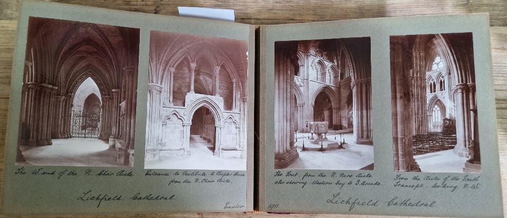 Six photograph albums containing architectural photographs of Cathedrals and churches, dating from - Image 47 of 63