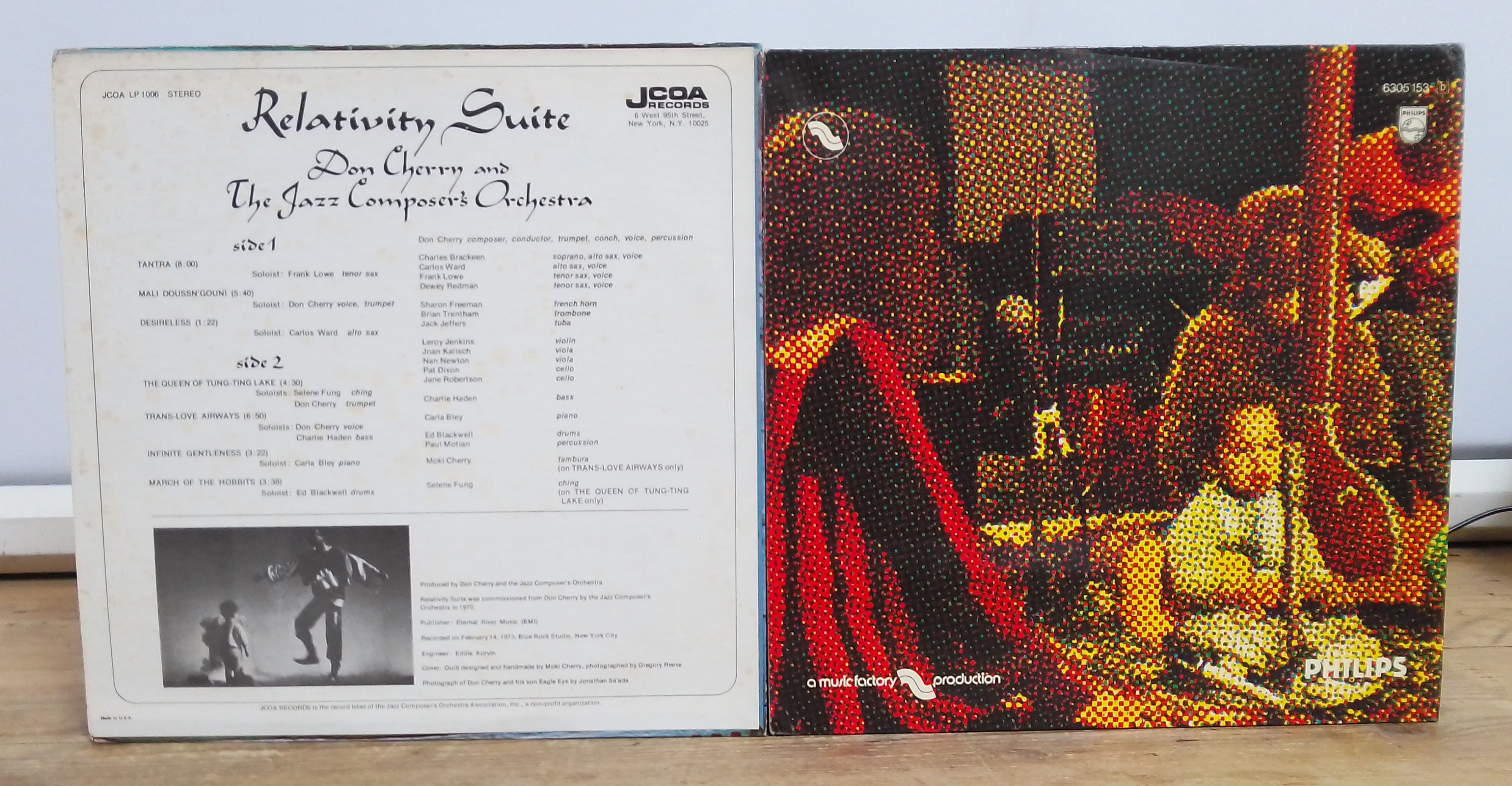 Three Don Cherry LPs comprising Don Cherry - Organic Music Society, gatefold stereo 2xLP, 1st - Bild 12 aus 17