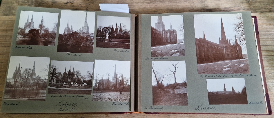 Six photograph albums containing architectural photographs of Cathedrals and churches, dating from - Image 45 of 63