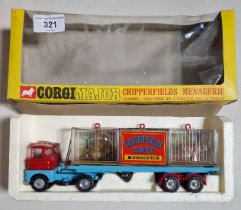 A Corgi Major diecast model 1139 Chipperfields Menagerie Scammel Handyman MK. 3 Tractor Unit and