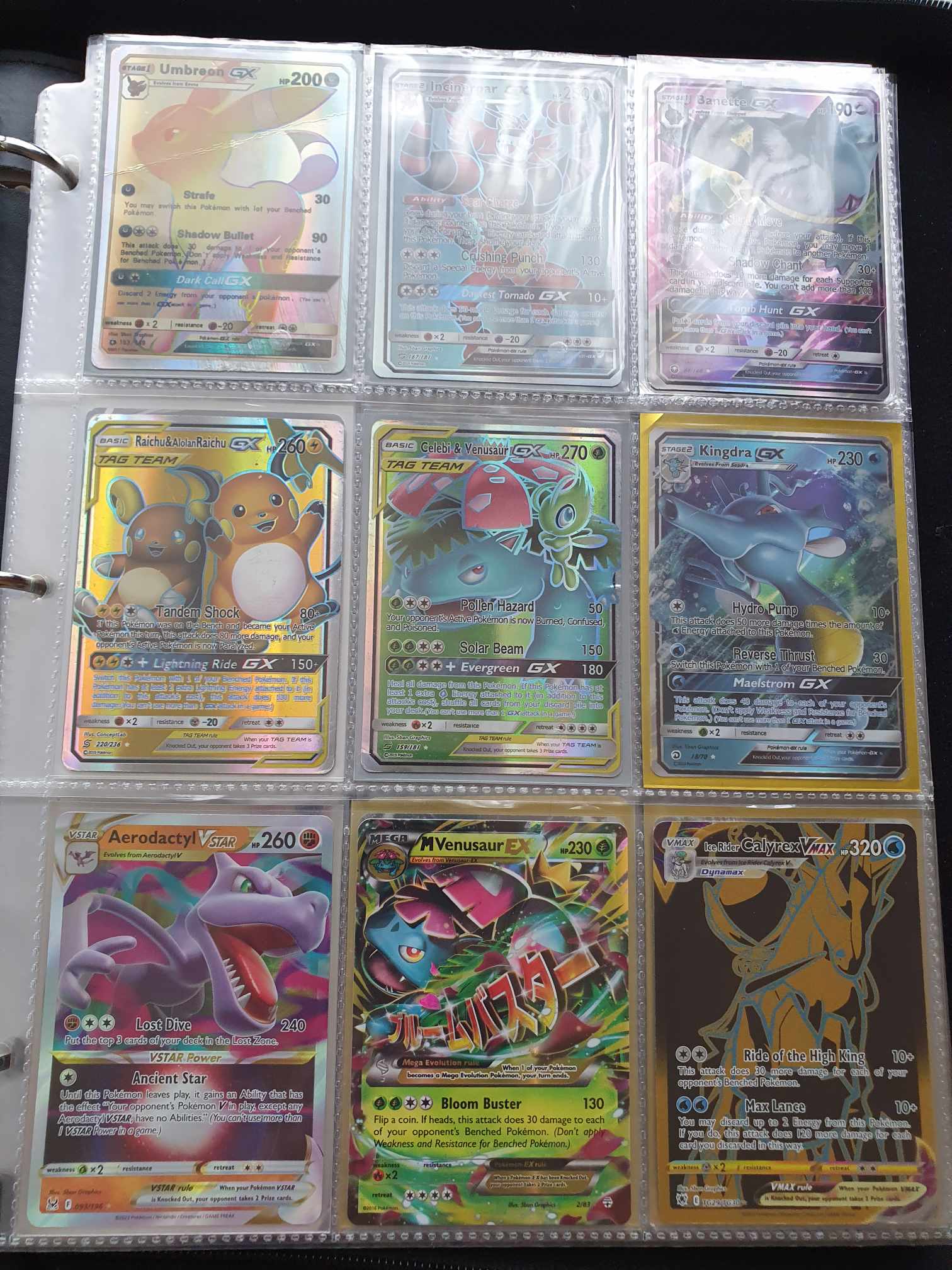 A folder of Pokemon cards, over 200, various sets including GX, EX, promo cards, Pikachu set.... - Image 14 of 24