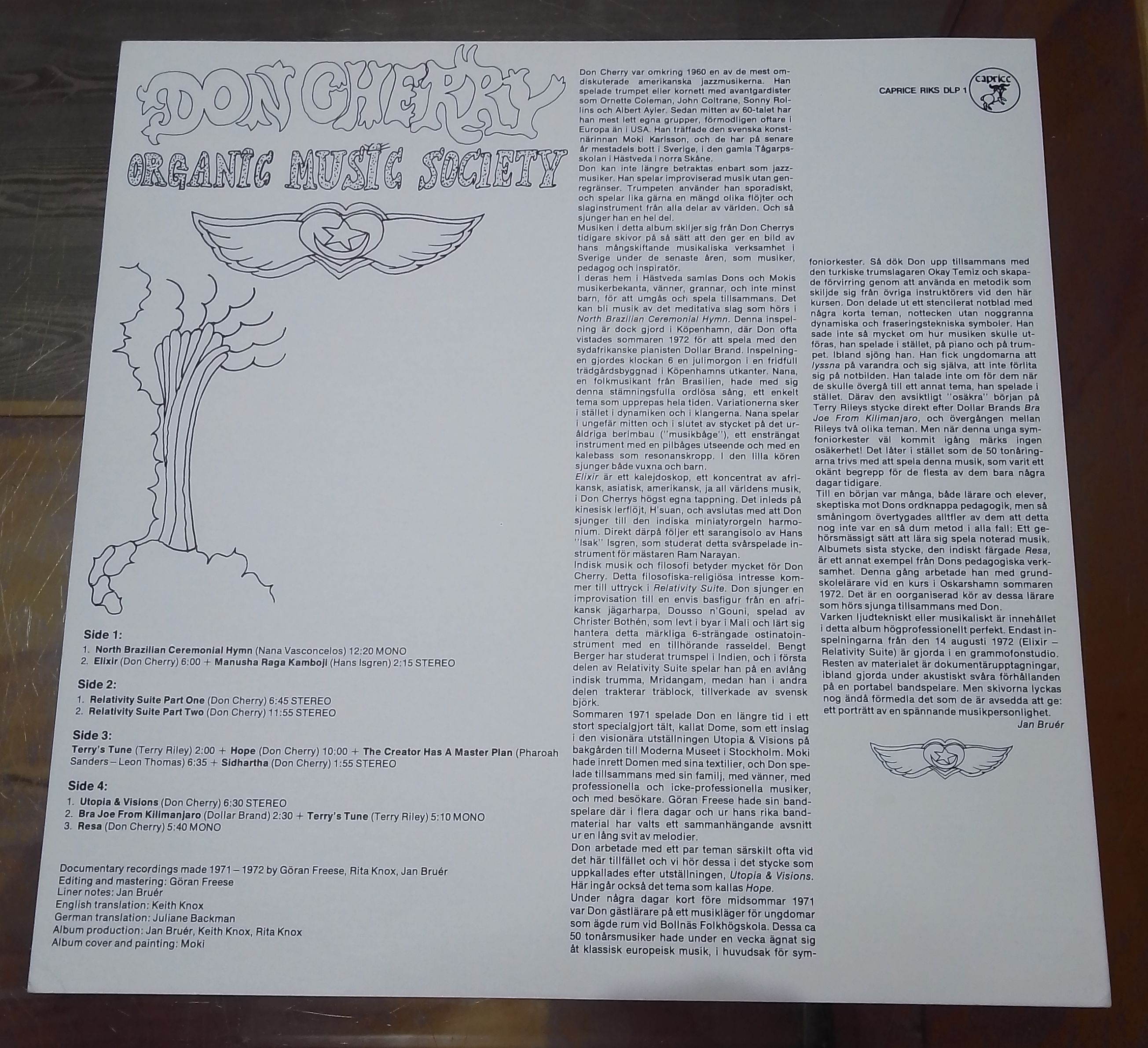 Three Don Cherry LPs comprising Don Cherry - Organic Music Society, gatefold stereo 2xLP, 1st - Bild 5 aus 17