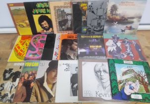 A collection of 20 mainly rock LPs including Nilsson Sings Newman, Philip Goodhand-Tait, Gary Burton