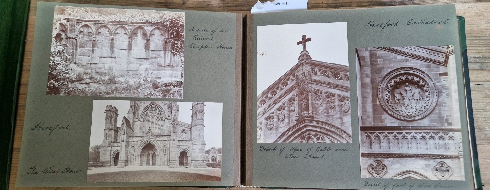 Six photograph albums containing architectural photographs of Cathedrals and churches, dating from - Image 13 of 63