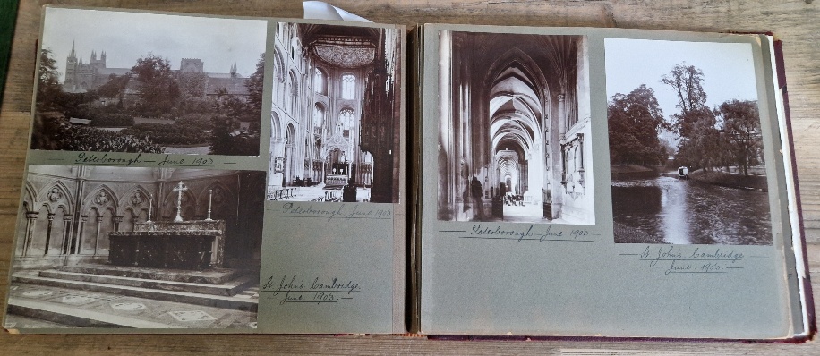 Six photograph albums containing architectural photographs of Cathedrals and churches, dating from - Image 38 of 63