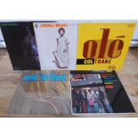 Five John Coltrane LPs comprising Africa Brass ST 996, Africa Brass Sessions Vol. 2 AS-9273, Ole