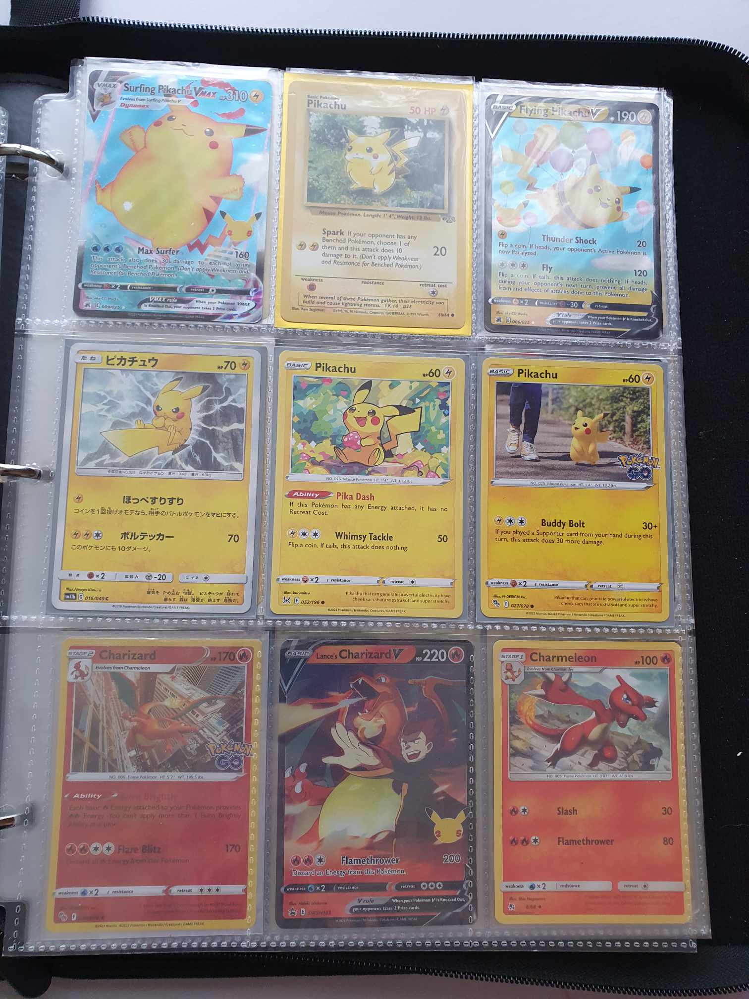 A folder of Pokemon cards, over 200, various sets including GX, EX, promo cards, Pikachu set.... - Image 17 of 24