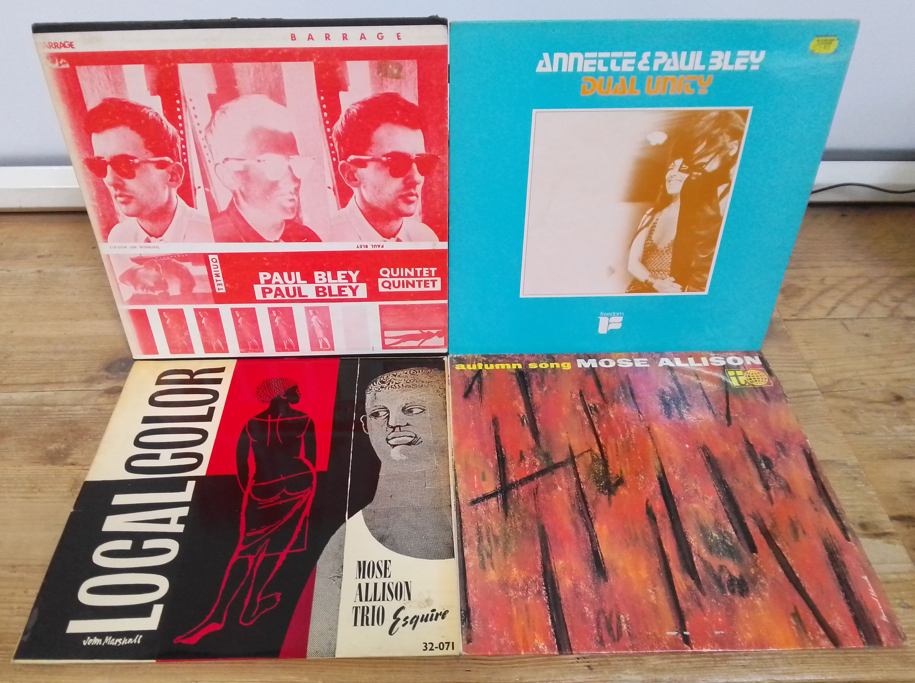 A group of ten Paul Bley and Mose Allison LPs including Barrage, ESP-DISK 1008, Annette & Paul - Bild 2 aus 11