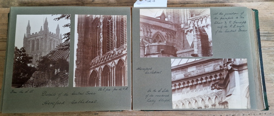 Six photograph albums containing architectural photographs of Cathedrals and churches, dating from - Image 14 of 63