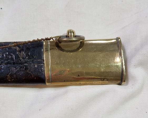 A Naval type sabre with wired shagreen handle, brass guard and cast lion pommel, blade length 74. - Image 16 of 20
