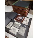 Six photograph albums containing architectural photographs of Cathedrals and churches, dating from
