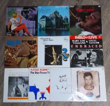 A group of ten assorted jazz LPs including Ron Carter - Where?, Stan Tracey Trio- "Little Klunk",