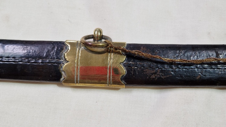 A Naval type sabre with wired shagreen handle, brass guard and cast lion pommel, blade length 74. - Image 17 of 20