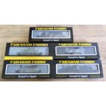 A group of five Graham Farish by Bachmann N gauge model engines comprising: 3F Jinty 47483 BR